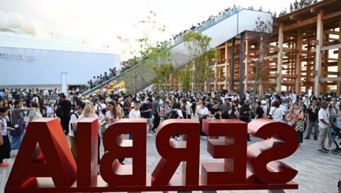 REDOVI ISPRED PLUTAJUĆE ŠUME: Srpski paviljon u Osaki obišlo 900.000 ljudi