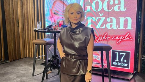 НИКАДА НИСАМ ИШЛА ЛАКШИМ ПУТЕМ: Гоца Тржан о солистичком концерту, трајању, искрености, емоцијама (ФОТО)