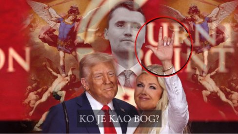 ШТА ЈЕ ТО ПОКАЗАЛА КИРКОВА УДОВИЦА: Медаљон кнеза анђела и ђавољи рогови или волим те? Знак победитеља над Сатаном као симбол вере и утехе