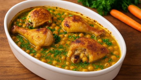 PILETINA SA LEBLEBIJAMA: Zdrav, ukusan i brz obrok