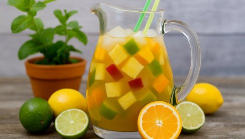 TROPSKA CITRUSNA SANGRIJA: Napitak za svečane trenutke