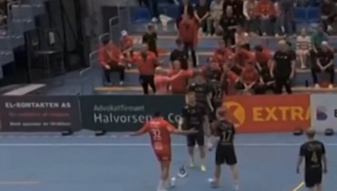SKANDAL: Rukometaš uleteo među navijače i ovo uradio čoveku koji ga je vređao, a odluka Saveza je zaprepastila mnoge (VIDEO)