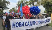 МОЋАН СНИМАК СА СКУПА ПРОТИВ БЛОКАДА У НОВОМ САДУ (ВИДЕО)