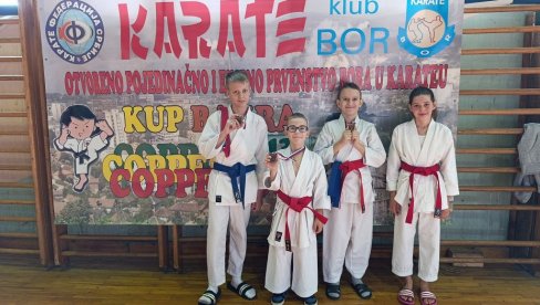 PARAĆINCI NA KUPU BAKRA: Malim karatistima Crnice tri medalje