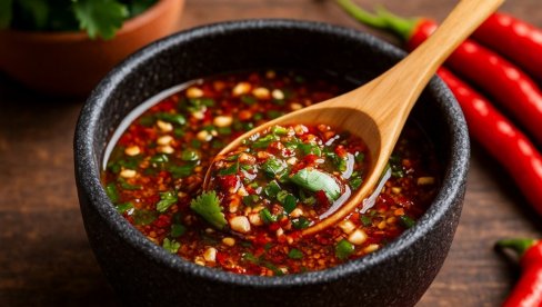 ЦРВЕНИ ТАЈЛАНДСКИ СОС ЗА УМАКАЊЕ:  Пет минута до савршеног укуса