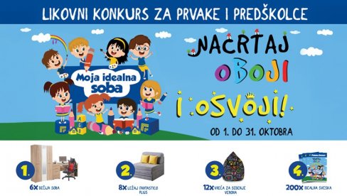 NAGRADNI LIKOVNI KONKURS „NACRTAJ, OBOJI I OSVOJI!“