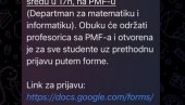 СКАНДАЛ: Блокадери лицемери обучавају контролоре за изборе, а тврде да нису од факултета направили политичку странку