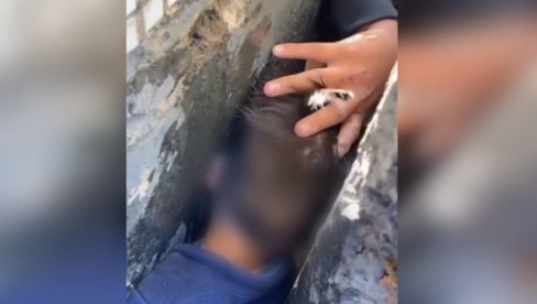 ČETVOROGODIŠNJE DETE SE ZAGLAVILO: Pokušalo da se provuče između zgrada, morali da reaguju specijalci (VIDEO)