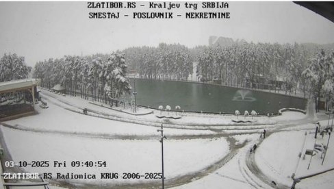 СНЕГ ОКОВАО СРБИЈУ:  Путеви блокирани, дрвеће пуца, села без струје - хитно се огласио АМСС (ФОТО)