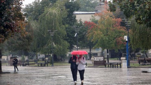 OBLAČNO SA KIŠOM: Vreme danas tmurno i promenljivo
