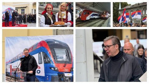 ЗАЈЕДНО СТВАРАМО ИСТОРИЈУ Вучић брзим возом стигао у Суботицу - пуштена у рад деоница од Новог Сада до мађарске границе (ВИДЕО)