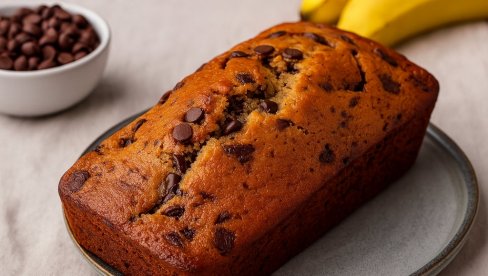 БАНАНА ХЛЕБ СА ЧОКОЛАДОМ: Сладак мирис дома