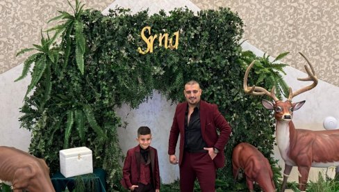 ГАЛА СЛАВЉЕ: Дарко Лазић уприличио весеље за први рођендан ћерки Срни