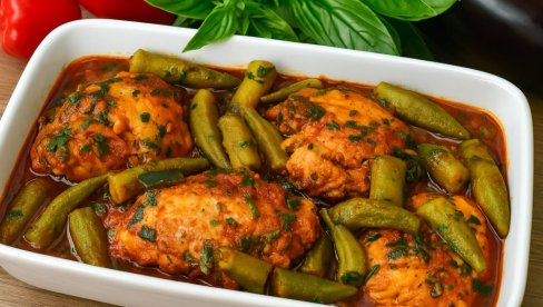 ПИЛЕТИНА СА ЗЕЛЕНОМ БОРАНИЈОМ: Домаћа чаролија у шерпи