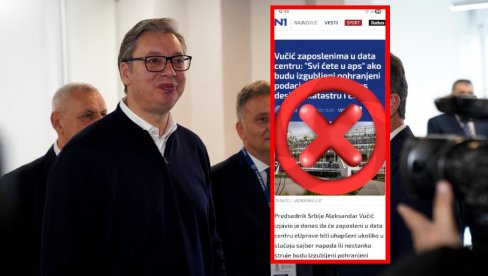 Н1 СЛАГАО КАО НИКАДА ДО САДА! Пренели потпуно лажну изјаву Вучића, прочитајте шта је истина