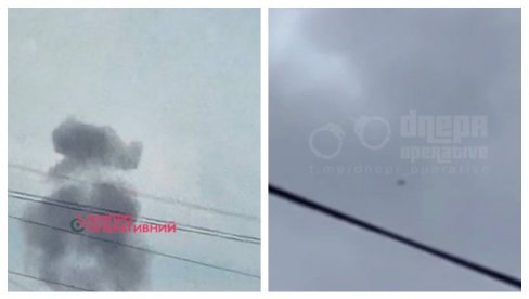 РУСИ БАЦИЛИ НОВУ БОМБУ НА УКРАЈИНУ? Испливао језив снимак удара (ВИДЕО)