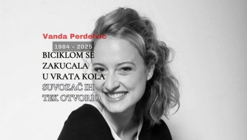 УМРЛА ГЛУМИЦА ВАНДА ПЕРДЕЛВИЦ (41): Подлегла повредама у удесу - бициклом се закуцала у врата аута које је отворио сувозач