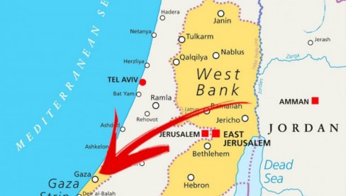 ШТА ЈЕ И ГДЕ СЕ НАЛАЗИ ПОЈАС ГАЗЕ: Од 48 у рукама Египта, Израела па Хамаса - поприште нових сукоба, а сада коначно завладао мир