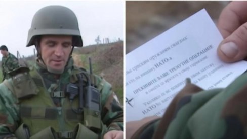 SRPSKI VOJNIK NAŠAO NATO LETAK U KOM SU TRAŽILI DA SE PREDAMO: NJegov odgovor se i danas prepričava