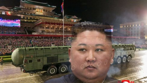 Ким Џонг Ун на паради приказао новог НУКЛЕАРНОГ МОНСТРУМА: Тврди - најмоћнија ракета до сада (ФОТО/ВИДЕО)
