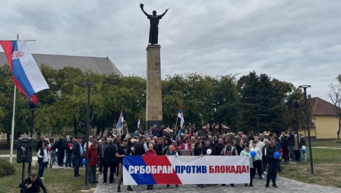 ПОДРШКА СРБИМА СА КИМ: Порука са скупа у Србобрану (ВИДЕО)