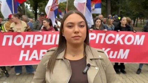 ЈЕДИНСТВЕНА СРБИЈА ЋЕ ПОБЕДИТИ: Поруке из Зрењанина против блокада и подршке Србима са КиМ (ВИДЕО)