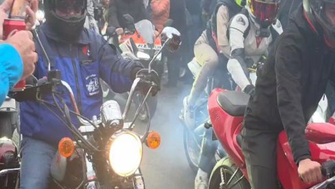 SVE ZA SRBE SA KOSOVA I METOHIJE: Bajkeri s Voždovca uputili podršku našem narodu (VIDEO)