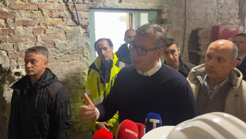 RADOVI NA KLINICI U VIŠEGRADSKOJ BIĆE GOTOVI ZA DVE GODINE Vučić: To je najveće porodilište gde je i baza za matične ćelije i banka ćelija