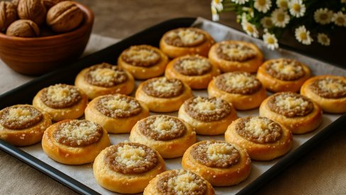 ЈЕСЕЊИ КОЛАЧ СА ОРАСИМА: Топли, мекани и пуњени богатим филом од ораха