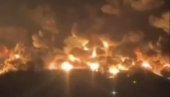 ЕКСПЛОЗИЈЕ НА КРИМУ, УКРАЈИНА ЖЕСТОКО НАПАЛА: Гори највеће руско складиште нафте у Феодосији (ВИДЕО)