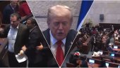 ДРАМА У ИЗРАЕЛСКОМ ПАРЛАМЕНТУ: Левичар кренуо на Трампа, обезбеђење хитно реаговало (ВИДЕО)