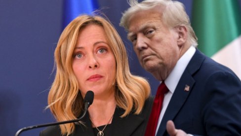 Ђорђа, смем ли да ти кажем да си лепа? Предивна млада жена - то је истина! Трампово ласкање Мелонијевој