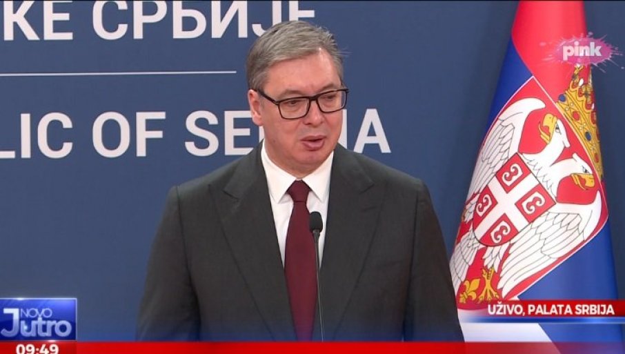 PREDSEDNIK Aleksandar Vučić ugostio je predsednicu Evropske komisije Ursulu fon der Lajen, koja boravi u zvaničnoj poseti Srbiji.