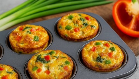 МИНИ ОМЛЕТИ СА СВЕЖИМ СИРОМ: Здраво, брзо, укусно!