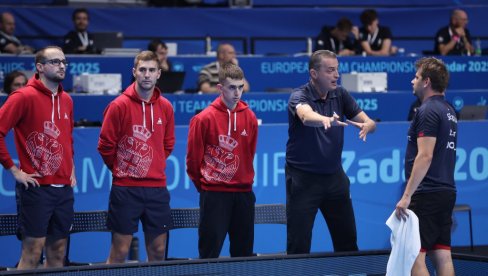 OVERENE VIZE ZA SVETSKU SMOTRU DOGODINE U LONDONU : Naša stonoteniska reprezentacija ispunila cilj na Ekipnom prvenstvu Evrope u Zadru