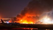 ПОЖАР НА АЕРОДРОМУ: Привремено зауставио све летове  (ВИДЕО)