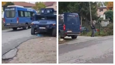 KURTI OPET DIVLJA NA SEVERU KIM: Oklopna vozila u Zvečanu i Zubinom Potoku, u toku pretresi na više lokacija (FOTO)