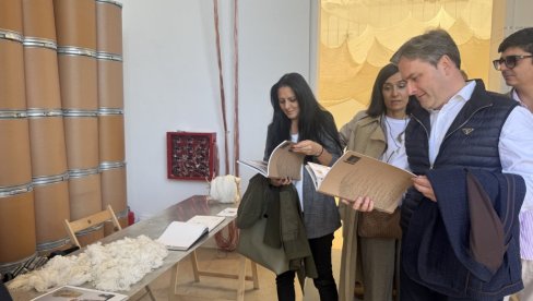 Ministar Selaković posetio srpski paviljon na Bijenalu arhitekture u Veneciji (FOTO)