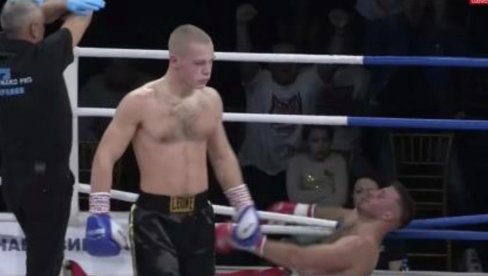 КАКАВ НОКАУТ! Србин брутално успавао ривала (ВИДЕО)