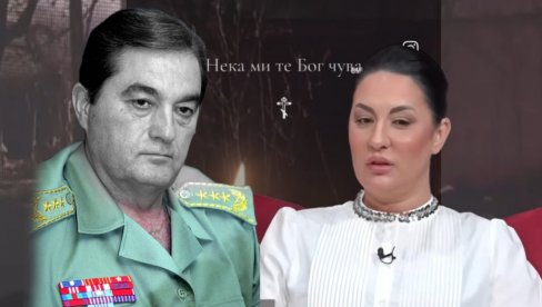 MUČNE REČI Objava ćerke Nebojše Pavkovića pre generalove smrti: Bog neka mi te čuva