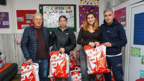 ZVEZDA ZA DECU IZ SVRATIŠTA: Evo šta su fudbaleri crveno-belih i zaposleni na Marakani uradili za najugroženije mališane