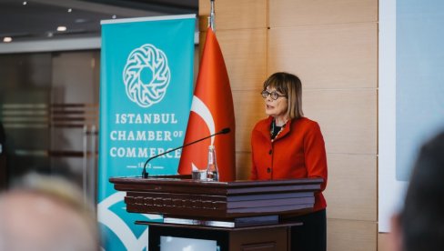 ПОСТОЈИ ПОТЕНЦИЈАЛ ЗА БРЗ РАСТ:  Маја Гојковић и Владимир Гак у Истанбулу потписали споразум о сарадњи са  Привредном комором Истанбула