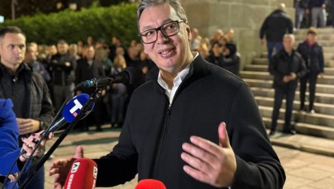 VUČIĆ U ĆACILENDU: Ne treba nama njihovo sažaljenje, da su mogli sve bi nas spalili