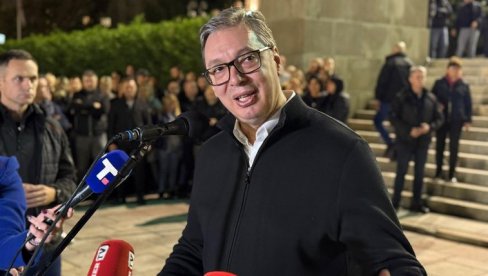 VUČIĆ O RANJENOM MILANU: Rekao je ma nije to ništa, dobro se oseća, on je vredan, jak i hrab