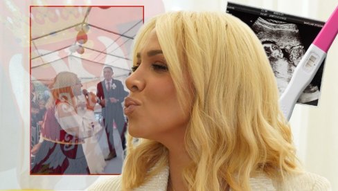 Trudna Milica Todorović u srpskoj nošnji zapevala pod šatrom - stomak do zuba (VIDEO)