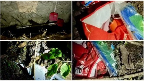 КОПАЛИ РАКУ ЗА ЖРТВУ: Драма у Србији - полиција их нашла са  24 литра соне киселине и 50 килограма креча, ухапшена двојица (ФОТО)