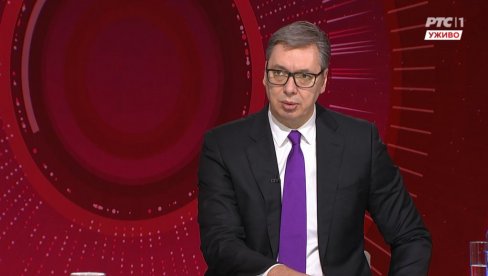 VUČIĆ NA RTS-U: LJudi neka ne brinu! Prvi dan kada budemo imali teške probleme, mi ćemo uzeti stvar u svoje ruke i zaštititi Srbiju