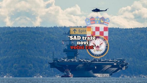 PENTAGON POTVRDIO: Otkriveno gde je SAD najveći ratni brod na svetu poslat iz Splita