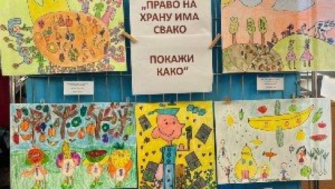 PRAVO NA HRANU IMA SVAKO - POKAŽI KAKO: Izloženi radovi mališana na tradicionalnom konkursu GZJZ