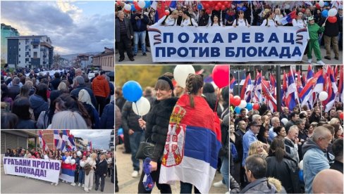 VELIČANSTVENI PRIZORI - REKE LJUDI U ŠETNJI PROTIV BLOKADA: Veliki skupovi u Požarevcu, Kraljevu i Vranju (FOTO/VIDEO)